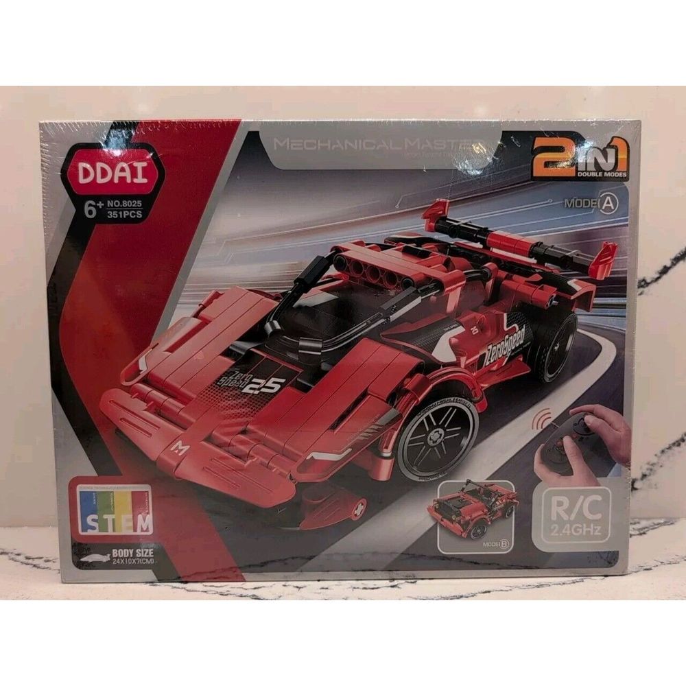 Toys for 6+ Year Old Boys STEM Building Toy 2 in‎ 1 Car Remote Control